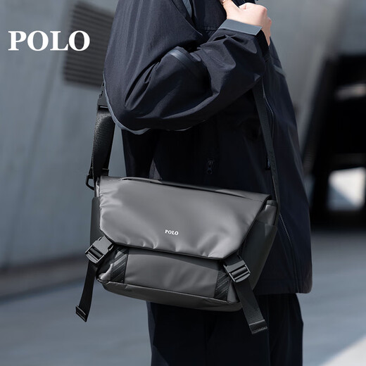 Polo New Shoulder Bag Tendencia funcional para hombres Bolso cruzado de cuerpo Crossbody Juvenil Traje de trabajo de hombro