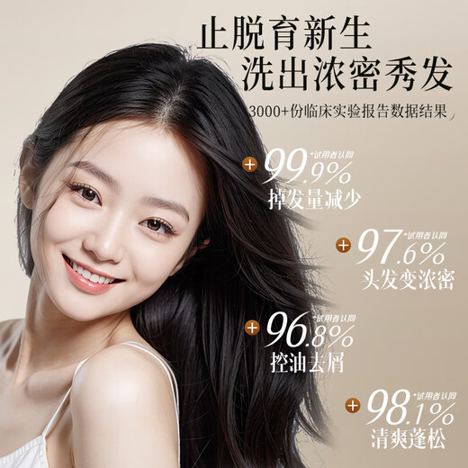HIEUAILR生姜防脱育发洗发水控油蓬松去屑密发固发养发增发长发男女士脱发