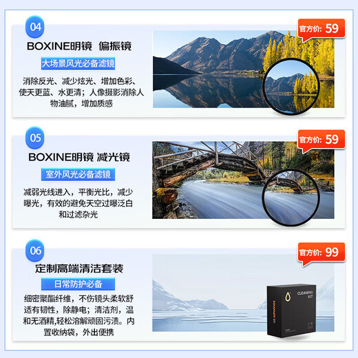 Tamron 28-200mm F/2.8-5.6 Di III RXD large aperture telephoto large zoom lens full-frame mirrorless lens (Sony full-frame E-mount) filter set