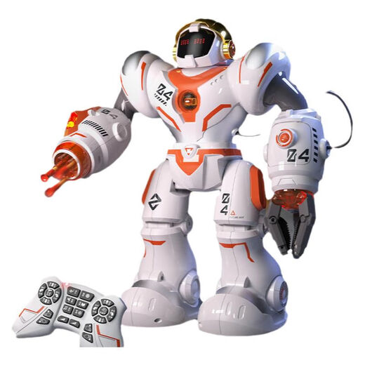 Yingjia; Amwell Yingjia New Will 5099 Remote Control Robot Toy Toy inteligente Control remoto Programación de voz Dancing macho blanco naranja blanca 5099 lanza misiles agarrar objetos envíe bloques de construcción ensamblados + 5 rondas + garantía de por vida