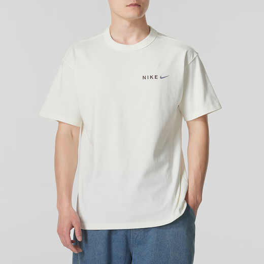 耐克（NIKE）男夏季印花宽松落肩纯棉短袖T恤HF6172 HF6172-133 纯棉  M /120-130斤/170