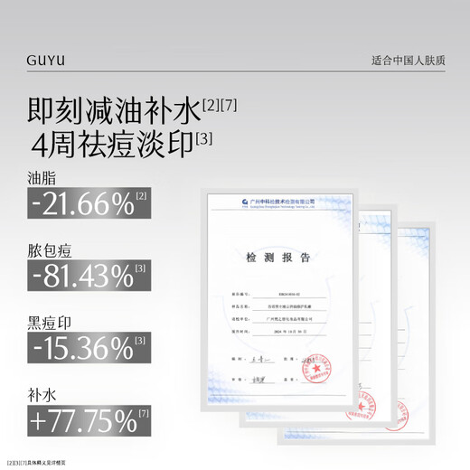 Guyu [same as Wang Anyu] Men's Cleansing Milk Set Gift Box, Oil Control, Acne Removal, Hydrating and Moisturizing for Boys