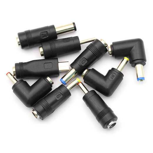 Dafuri dc DC power conversion plug adapter 5.5/2.1 female to male charger laptop adapter DC3.5x1.35 female to 5.5x2.1 male round hole power supply