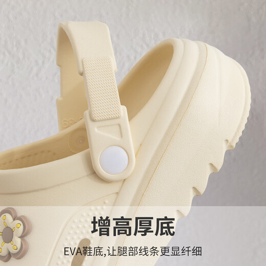 Lidani (TZLDN) Operationssaal Hole Hole Schuhe für Frauen, die für die Arbeit für die Arbeit in Sommerdamen dick-locked Nicht-Schlupf-Scheiß-Schlupfscheiben Strandsandalen