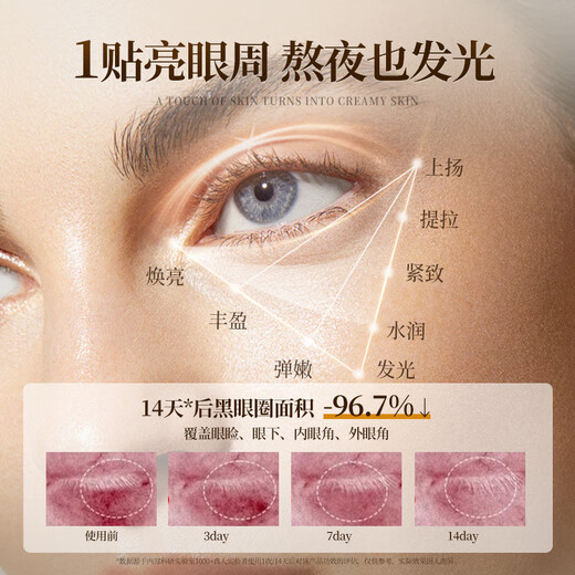 Aromat Herbs澳洲进口胶原蛋白眼膜贴淡化黑眼圈细纹抗皱提拉紧致祛眼袋眼贴膜 【见效单盒装】 熬夜修护40片/盒