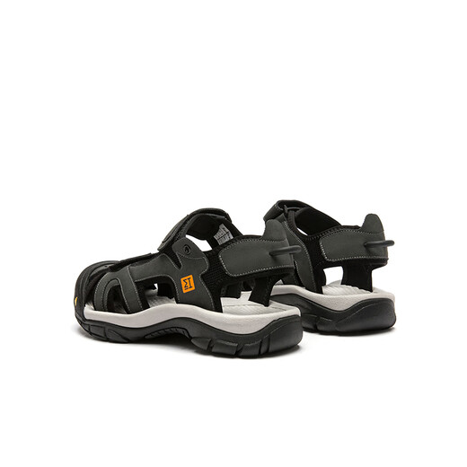 Libellule rouge sandales extérieures masculines 2025 Été étouffement doux élastique chaussures de plage à semelle épaisse respirante whl25420 gris noir 43