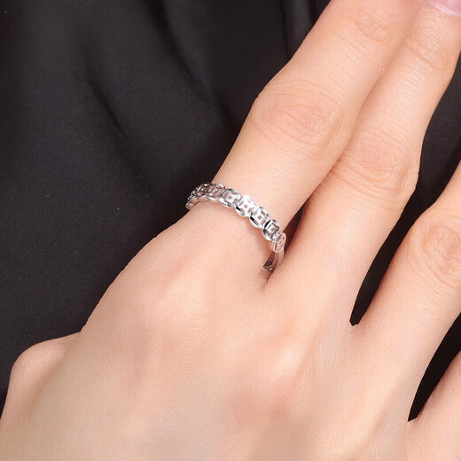 Pavilion Platinum Platinum PT950 Copper Money Gold Coin Ring for Men and Women, Live Rich Ring, Versatile Ring, Transfer Ring, Live Mouth, Weight Approximately 2.7-2.75 Grams, Platinum Gold Coin