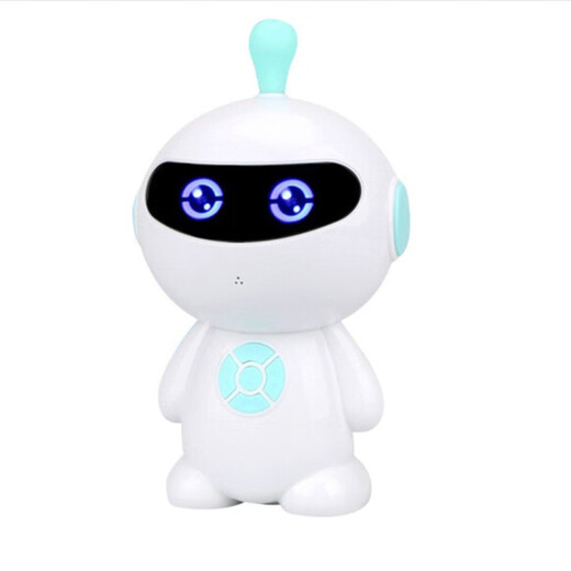
Children's intelligent robot early education machine wifi education learning machine voice dialogue gift toy factory Xiaoxiaobai-blue
