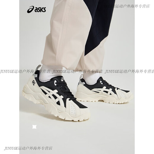 ASICS (ASICS) ASICS Casual Shoes Gel-Truck Männer und Frauen dicker Einzel Retro Wear-resistenter Sportschuhe 1203A485-301 Black_white 42