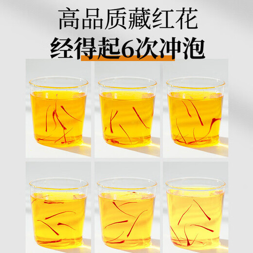热销中正品藏红花真品正宗西藏特级藏红花批发男女生泡水喝 藏红花-根根甄选 特级甄选一瓶[1瓶装]