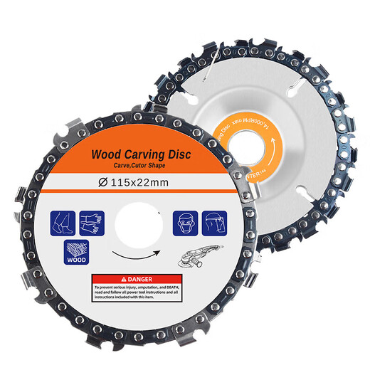 Lansheng angle grinder chain saw disc cutting blade woodworking special 4-inch 100 wood branch cutting and grinding hand grinder saw blade 4-inch 100x22 tooth single piece