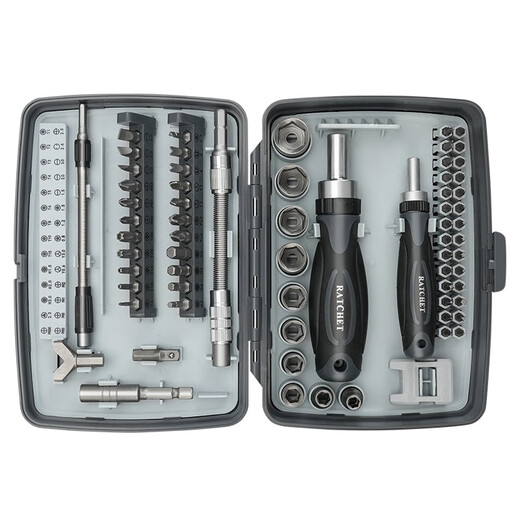 Qingwei Ratchet Wrench Motorcycle Repair Tool Fast destornillador Combinación multifunción Control de la casa Desmontaje Teléfono móvil 9902A Ratón de 68 piezas Conjunto de 68 piezas