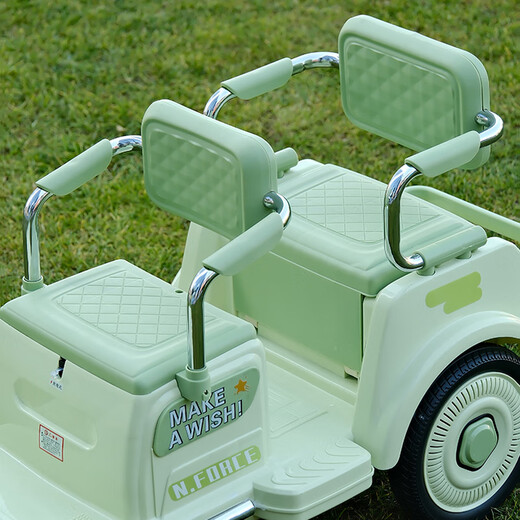 Sutong children's electric motorcycle tricycle can seat 2 people 1-3-6-7 years old remote control toy children's birthday gift pink 12V7A increased battery dual drive