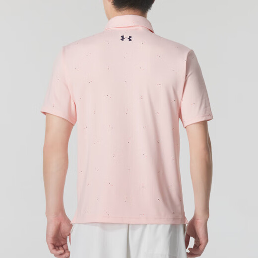 安德玛（Under Armour）官方男短袖 夏季新款运动服高尔夫训练透气POLO衫宽松轻薄休闲T恤 1378677-673/轻质透气 M