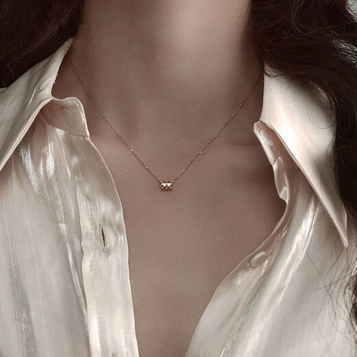 KZD Old Phoenix 999 Pure Silver Exquisite Necklace Women's Necklace Temperament Pendant Simple Versatile Clavicle Chain Small Waist Necklace Silver Same Style