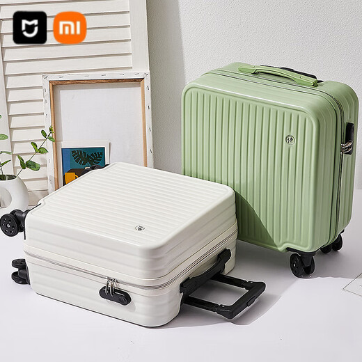 Xiaomi (MI) Маленький чемодан легкий корпус посадки для мужчин и женщин 18-дюймовый чехол для студентов для студентов проездной случай за Zipper Case для кожаной коробки [688 многофункциональная модель] классическая черная 20-дюймовая