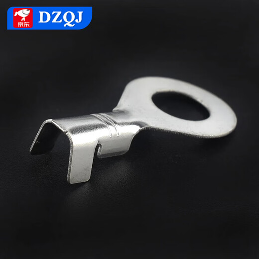 Terminal lug DJ431 cold-pressed terminal terminal copper open nose bare terminal 4.2/3.2 5.2 6.2mm 3.2MM copper open nose (20 pieces)