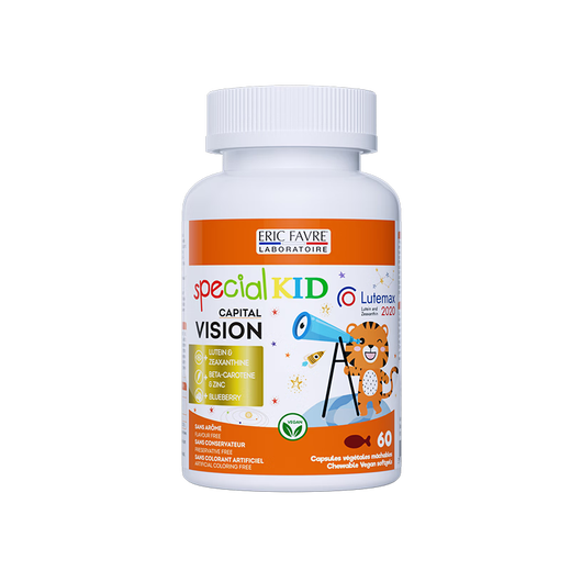 EricFavre Children's Lutein Eye Care Capsules Infants and Toddlers Blueberry Zeaxanthin 0 Anti-corrosion Children's Eye Care Soft Capsules 60 capsules/bottle