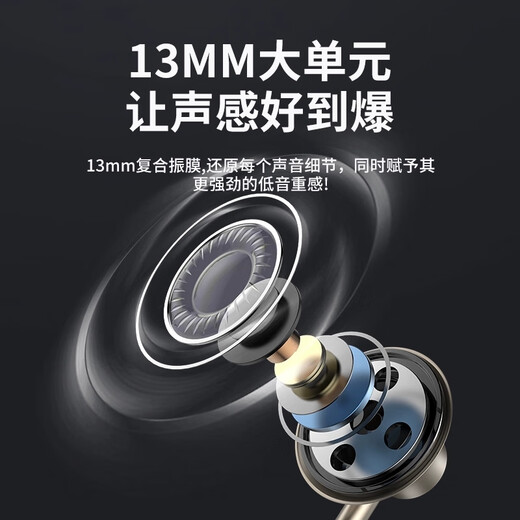 YOMO Metal Type-C Earphones Metal Wired Earphones Suitable for Apple, Huawei, Xiaomi and Oppo mobile phones, Apple 15 and above models J108-White