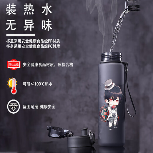 Chengliu Zeit- und Weltraummalerei Reisender Gelenk Wasserbecher Ainsilan Yexuan Luoxia Luchen 2d Student Plastikbecher Plastikbecher 560 ml KK3890 Luoxia
