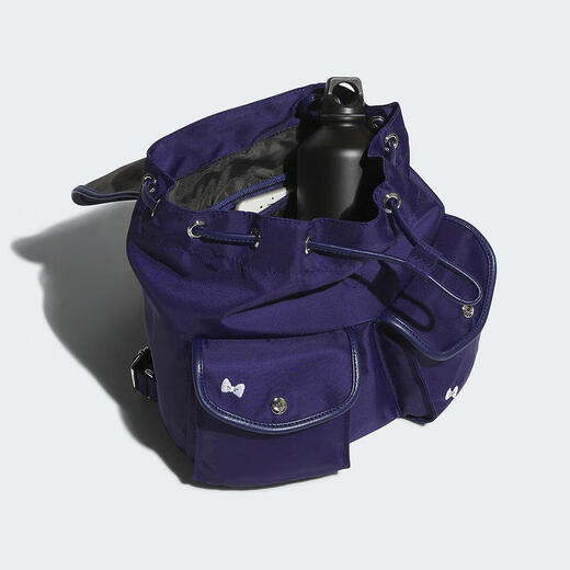 Adidas Clover Sports Bag Women Disney Mary Cat Co-branded Multi-Pocket Backpack Student School Bag KC1424 All Size NS