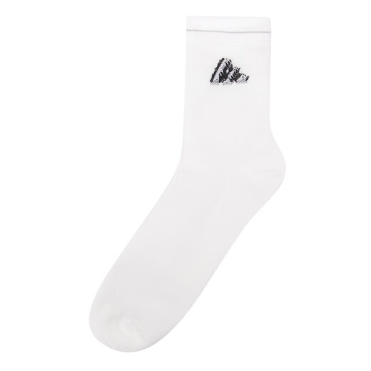 Chaussettes adidas chaussettes masculines chaussettes de sport pour femmes sportiels en atténuation d'humidité et transpiration de chaussettes décontractées de chaussettes à haut haut JC9272 Black and White Grey à trois paires L-4346