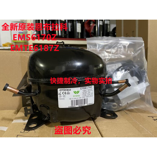 New original Embraco compressor EMS6170Z EMY3130Z EMTE6187Z Freezer R134a EMS6170Z