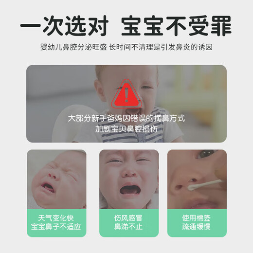 仁和婴儿吸鼻器小月龄婴儿鼻涕鼻屎清理神器新生儿宝宝专用