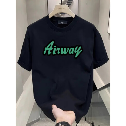 Chang Luzhus neuer Sommer kurzärmelig T-Shirt Herren trendige Herrenkleidung losen lässig bedruckt