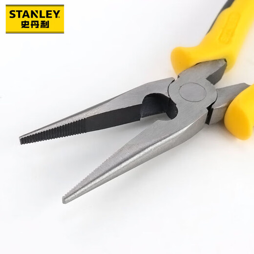 史丹利（STANLEY）DYNAGRIP尖嘴钳6” 家用手动工具防滑手柄尖头钳针嘴钳STHT84031