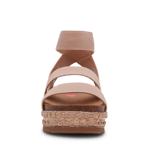 Steve Madden Girls' Shoes Krissy Sandals, Natural Natural 13 Little Kid