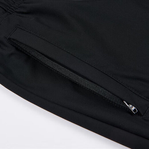 361°夏季新款速干高弹运动九分裤轻薄透气冰丝材质 基础黑 S