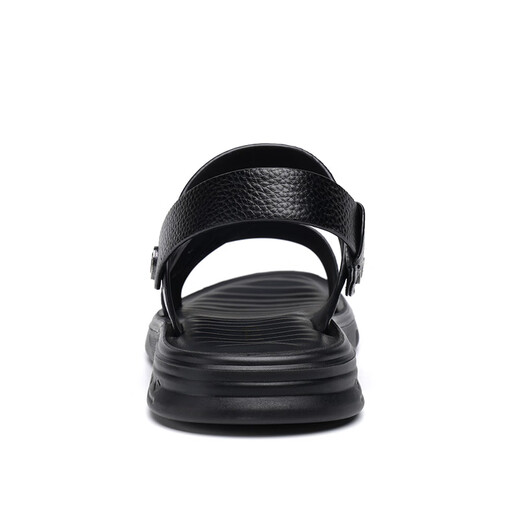 Goldene Affen Sandalen Herren 2025 Neue große Strandschuhe Sommer atmungsaktive Schuhe Outdoor Fashion Casual Schuhe Schwarz 46