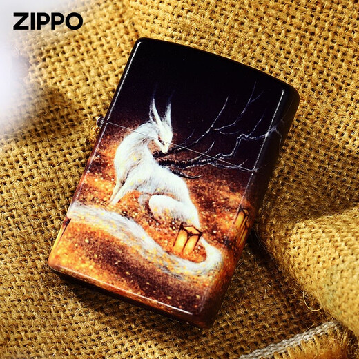 Zippo Edge plus léger véritable sceau de couleur lumineuse Sceau divine Roule sur le vent jaune zppo kérosène créatif personnalisé de couleur masculine coloride de couleur