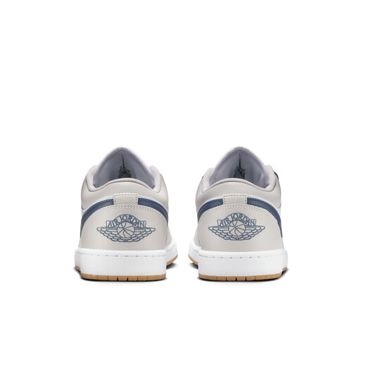 耐克（NIKE）Jordan官方耐克乔丹AJ1板鞋男子运动鞋秋季低帮缓震轻便553558 146白/深藏青/浅灰/橡皮中褐 42