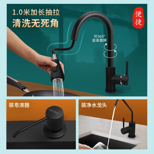 Jiang Zhiai Kitchen Quartz Stone Fregadero de forma especial Lavador de la esquina del lavado de lavado de la esquina debajo de la mesa Negro 9781 64*64cm [9764Sy] Socador de ranura desnuda sin paso