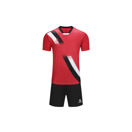 Kelme imprimible contrasting color skin friendly breathable top de moda antipilling sencillo sencillo entrenamiento de fútbol de entrenamiento de carreras al aire libre [conexión de gradiente truncado] m