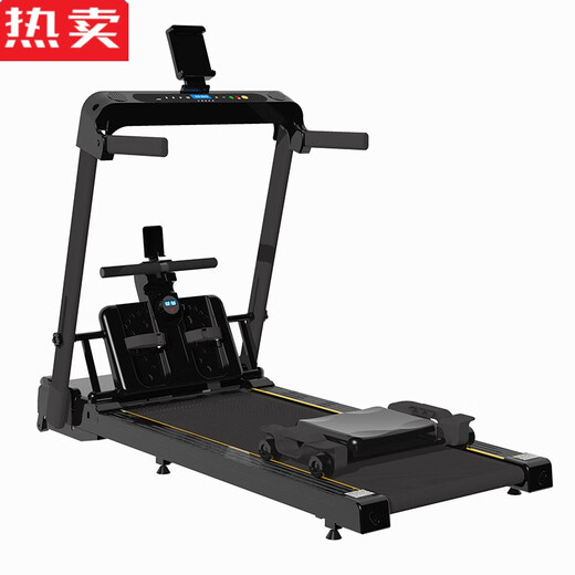 Zhenniang Germany imported high-quality running and rowing four-in-one machine for home use small silent multi-functional sports aerobic fitness X5 black/triathlon rowing and running all-in-one machine