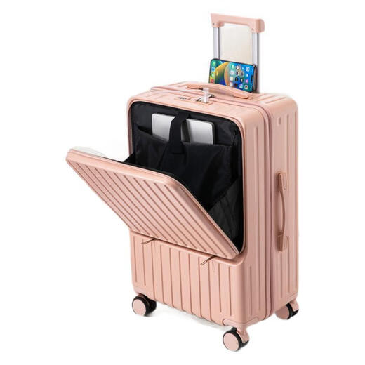 Xiaomi YouPin Hochwertiges Anti-Fall-Trolley-Fall 24-Zoll-Passwort Koffer Männer und Frauen Reisen Reisefall Prestige Black 9201 20 Zoll