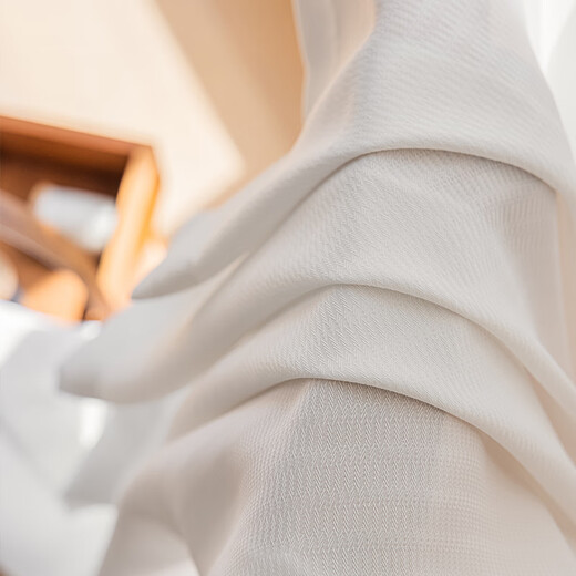 Jueming gauze curtain is light-transmitting and opaque for living room and bedroom, wear-resistant and scratch-resistant window screen, phantom gauze 1.5 wide * 2 high, 1 piece hook type