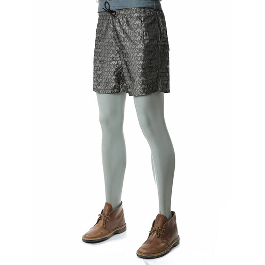 ARMANI/Armani EA Men's Old Flower Eagle Mark Beach Pants Casual Shorts EM000583 AF12352 Dark Blue FB208 XS