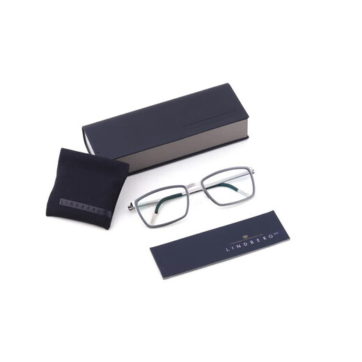 El marco de gafas Lindberg Lindberg, la caja casual de titanio puro retro sin tornillo, se puede equipar con lentes de gafas de miopía de marca 9711 9711
