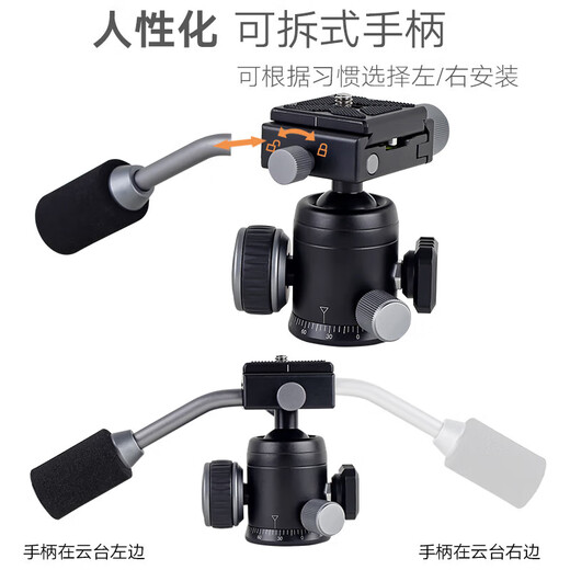 Soo Film Mini Trépied Portable Desktop Micro Single Sr Camera Photography Video Reverse Pliage Télescopic support Mobile Mobile Stick Stick Stick Trime Tripod Pant ACCESSOIRES FM5C2 Titanium Couleur (avec clip mobile en plastique)