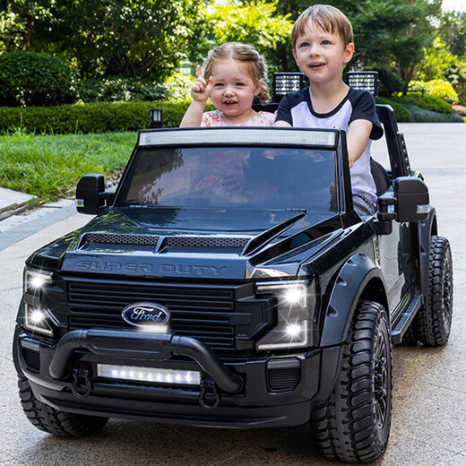 Yingxiao Ford Children's Electric Car Vierradauto kann als Erwachsene mit Doppelfernbedienung mit sechsrades Offroad-Fahrzeug-Pickup-Pickup mit Doppelfernbedienung verwendet werden.