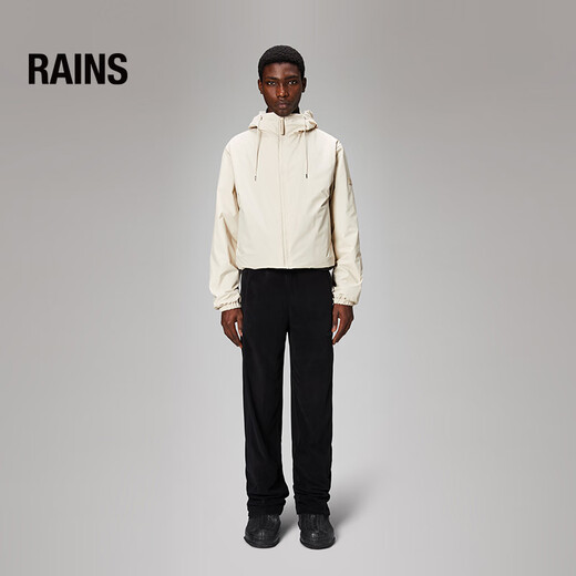 Rains短款夹克男女防风连帽防泼水外套Lohja Short Jacket/15780 沙丘黄  S 160/88A （尺码偏大）