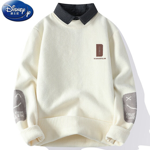 
Disney (Disney) winter two-piece sweater boy 13 junior high school students 14 plus velvet thickened 15-year-old teenager big kid sweater M9901 khaki M (95-110Jin [Jin equals about 0.5 kg])