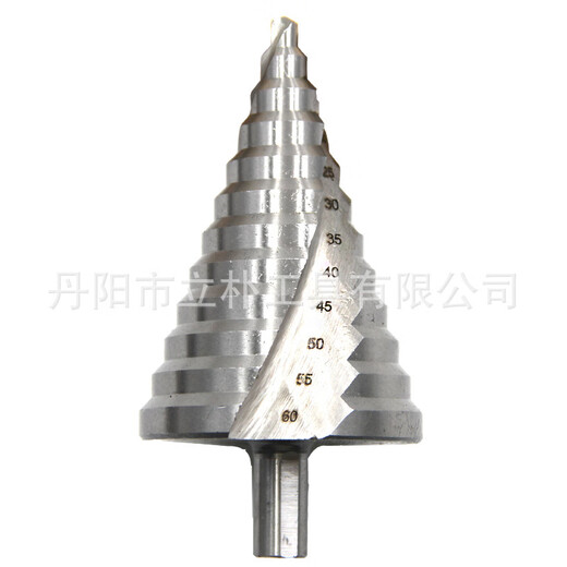 Gran tamaño de 6-60 mm Aperreador de acero de alta velocidad Groove Spiral Stead Drill Turde Torre Taladro Triangular Taladro Multifuncional Taladro Instalación de tuberías de plástico de 6-60 mm [679g] 115