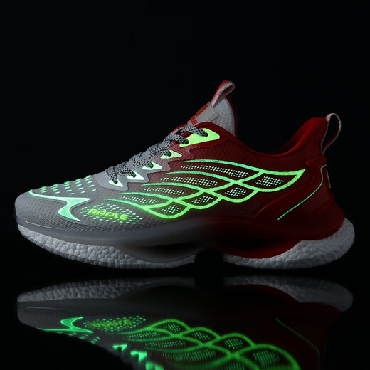 Oein Apache Schuhe Apple Frühling und Sommer Running Herrenschuhe Mesh atmungsaktivem Modesport und Freizeitschuhen Paar Popcorn hellblau 9888 Mesh rotierender Abzug 36