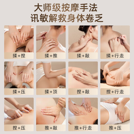 AUX Massage Chair 606R Home Full Body Space Capsule 2025 Top Ten Brands Fully Automatic Multi-Function Zero Gravity Traditional Chinese Medicine Health Smart Electric Massage Sofa as a Gift for Parents Flagship Gray 4D Petal Movement + Extended SL Guide Rail