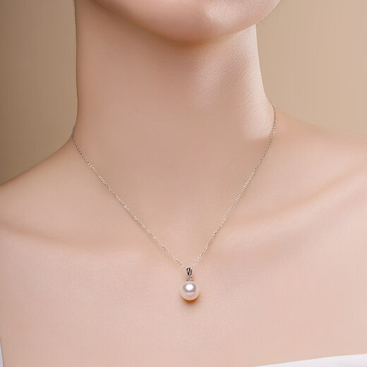 Tahiti Clearance Special 925 Silver Freshwater Pearl Pendant White Pearl Necklace/Xiaoxia Quality Special 925 Silver White Edison 11-12mm/Xiaoxia